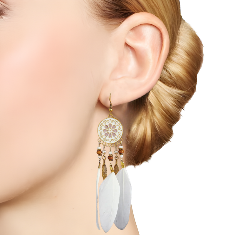 Cheryl Bohemian Dangling Earrings with Elegant Tassels for a Stylish Look