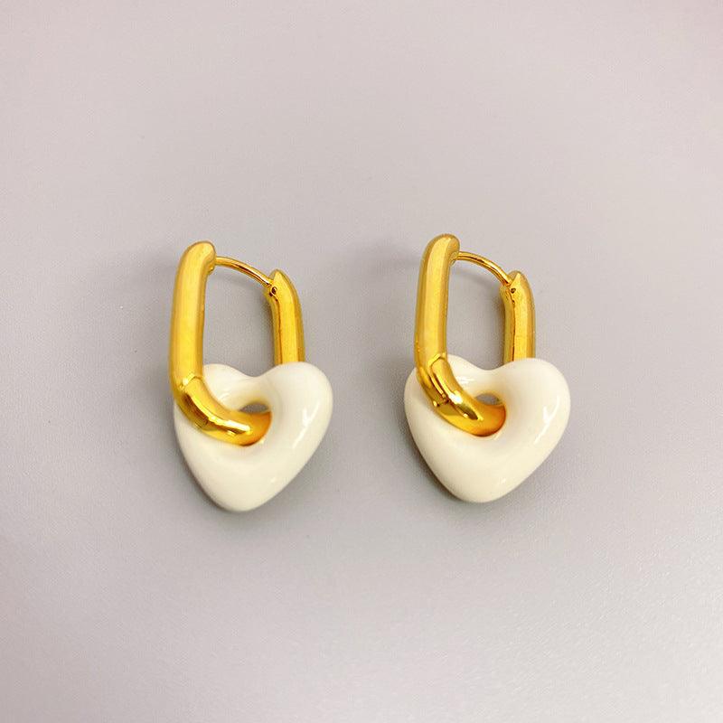 Stylish French earrings Caitlin - Add a touch of elegance to your look