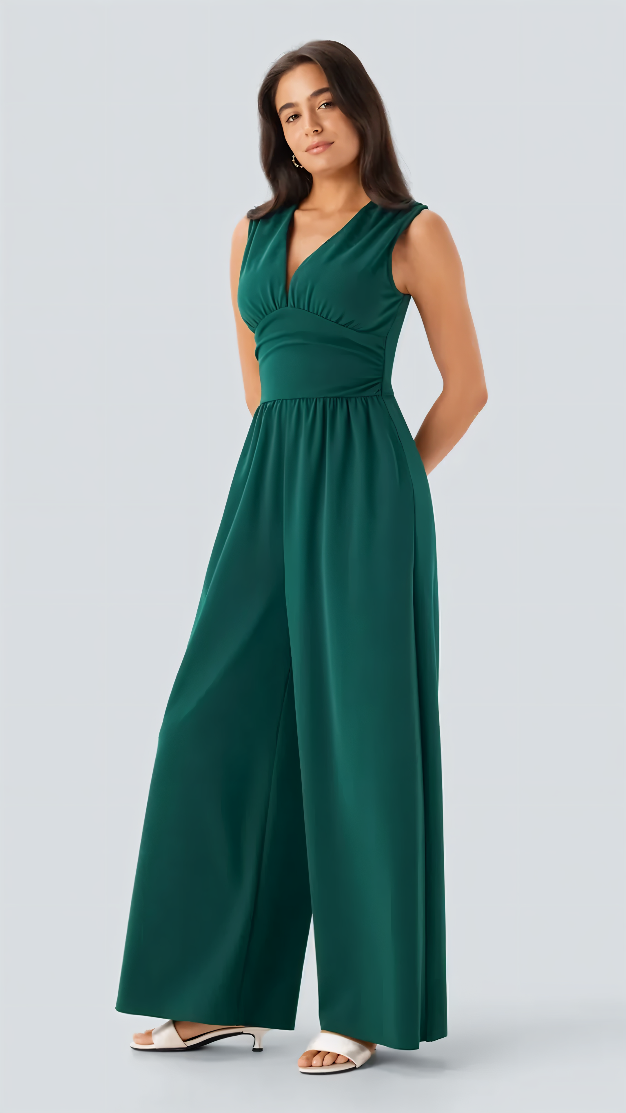 Emerald | Elegant Jumpsuit with V-Neck
