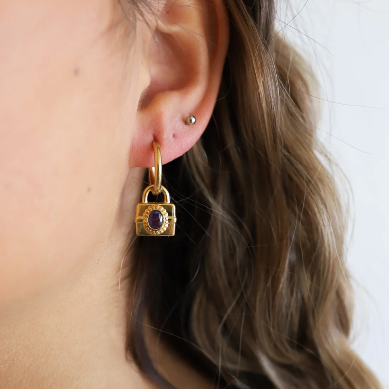 Elegant Gemstone Sotaureolus Earrings - Aubrielle