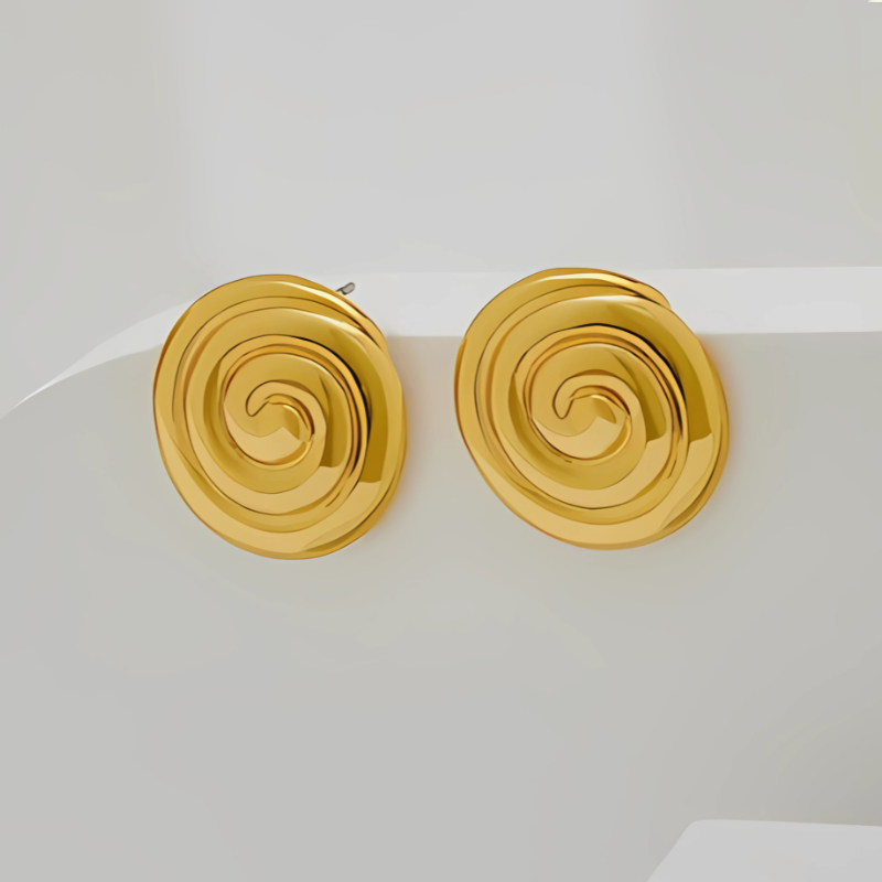 Stylish Spiral Earrings - Kiki for an Elegant Look