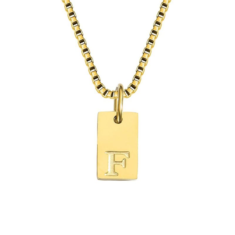 Elegant Initial Letter Chains – Stylish Personalized Jewelry Piece by Aleid