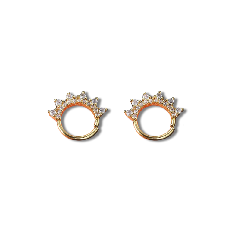 Elegant Lens Earrings - Sunny