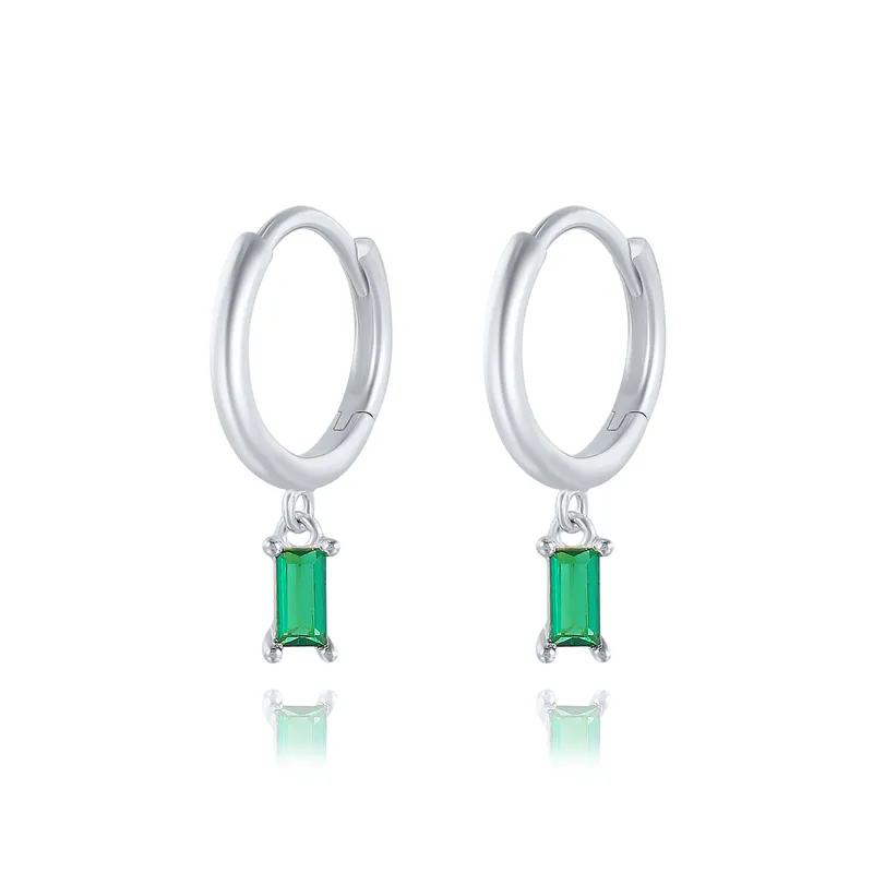 Chic and Elegant Square Earrings with Zirconia - Lauren