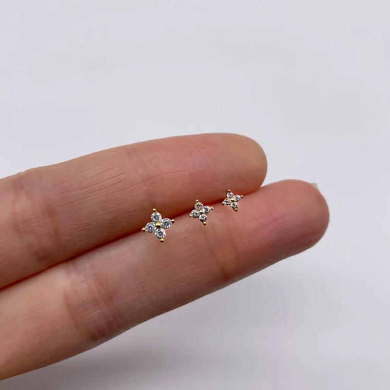 Elegant Flower Earring Studs - Sophie for Sophisticated Style