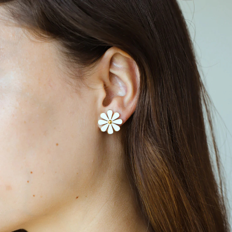 Chic and Elegant Flower Stud Earrings - Everly