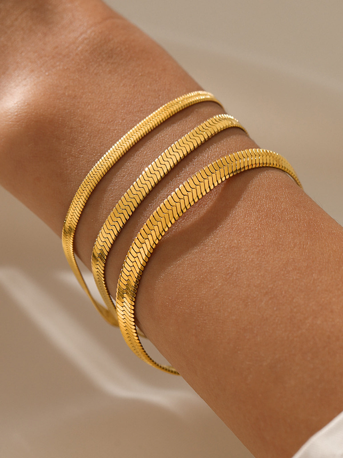 Elegant Trendy Herringbone Bracelet
