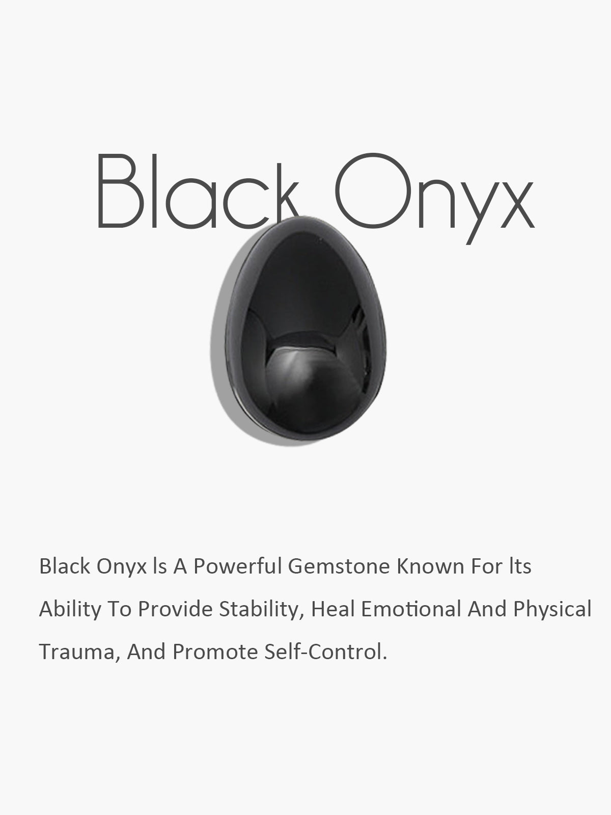 Elegant Bijoux Midnight Black Onyx Earrings