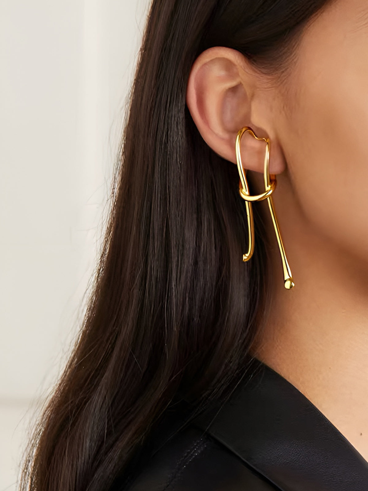 Trendy Large Retro Earrings with Over-the-Top Appearance