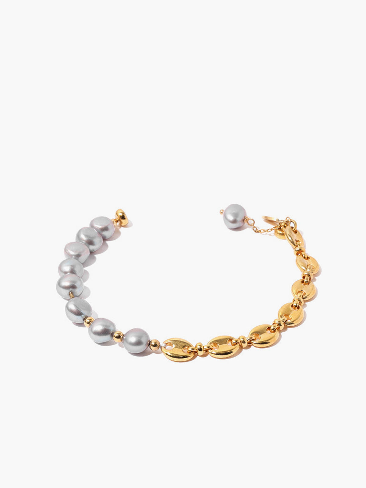 Stylish Two-Tone Magnetic Therapy Bracelet