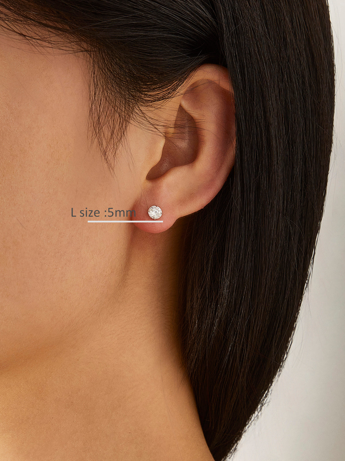 Elegant Shine Zirconium Stud Earring Set