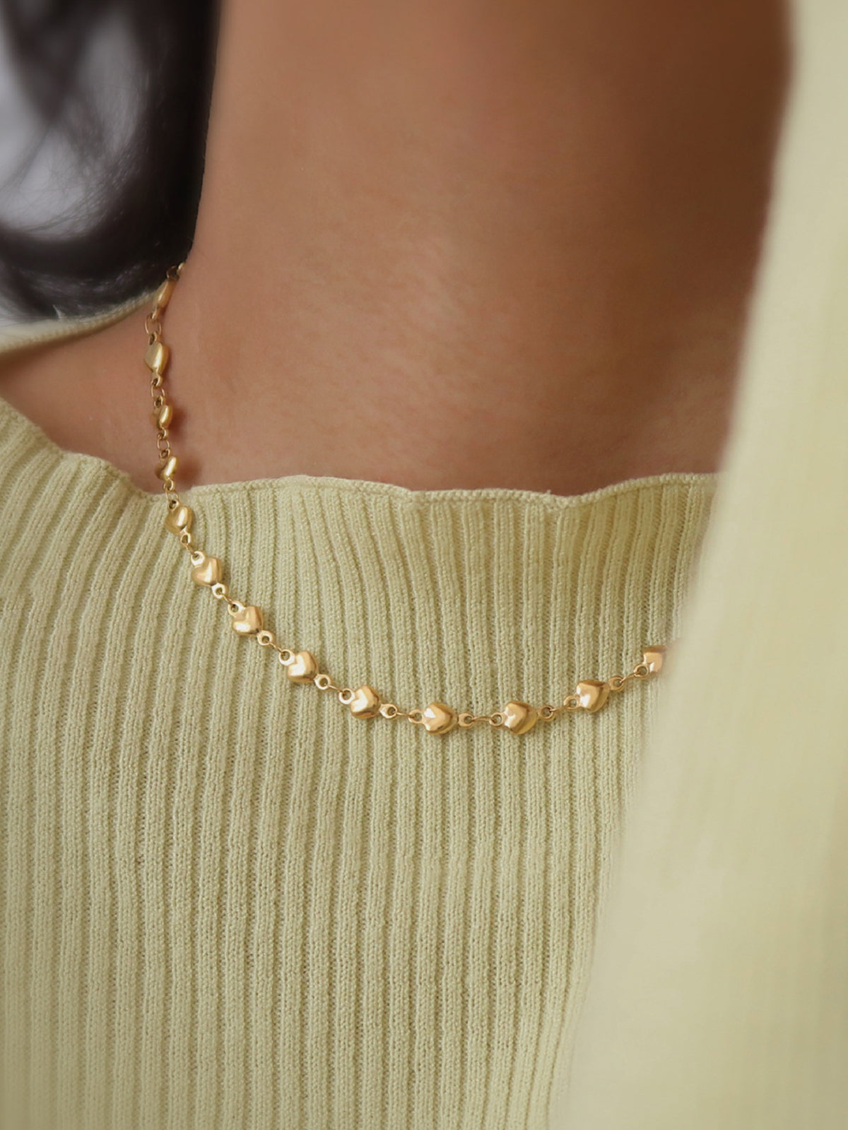 Hart-tassel Necklace That Highlights Your Charm