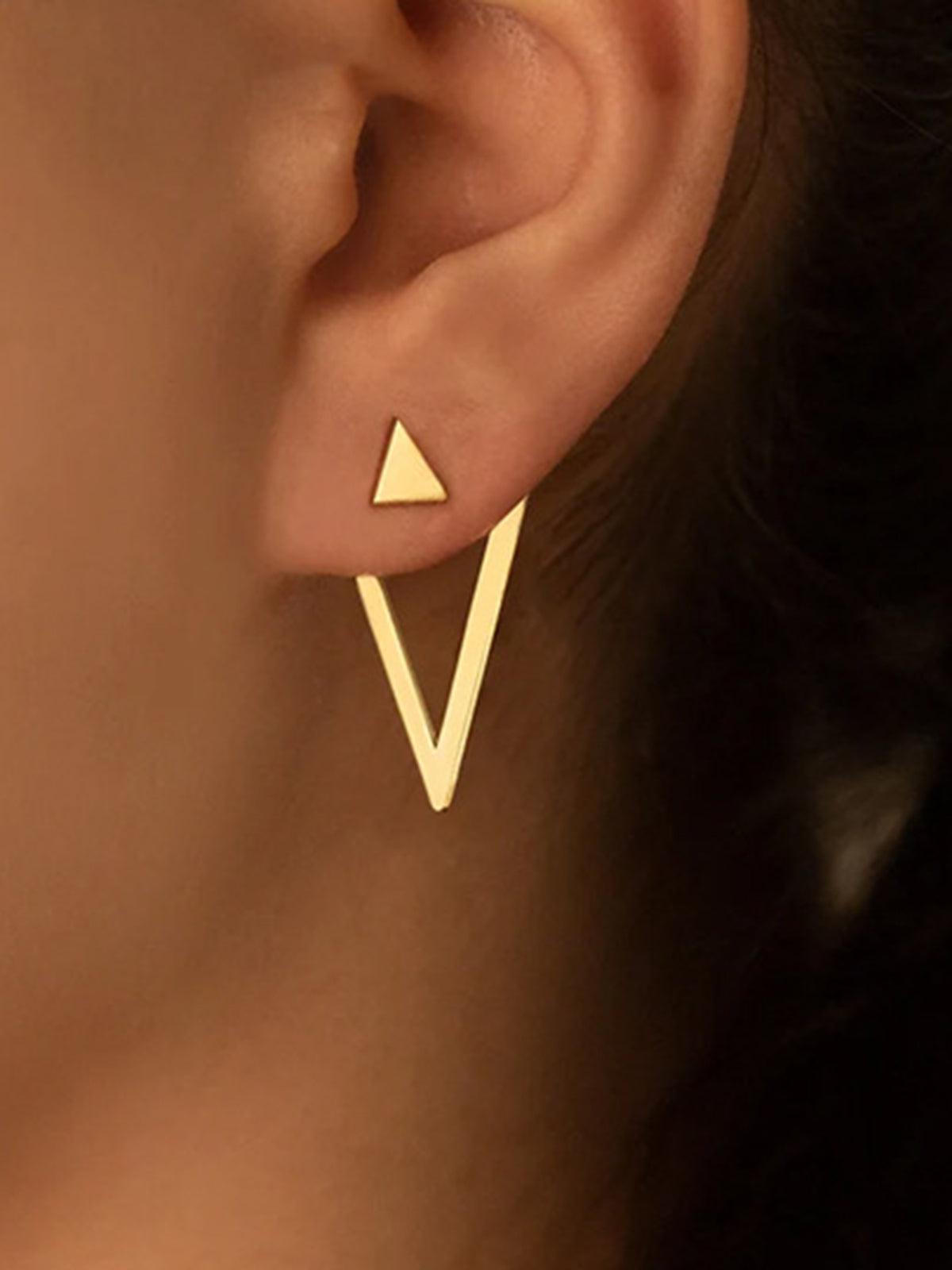 Removable Triangle Earrings