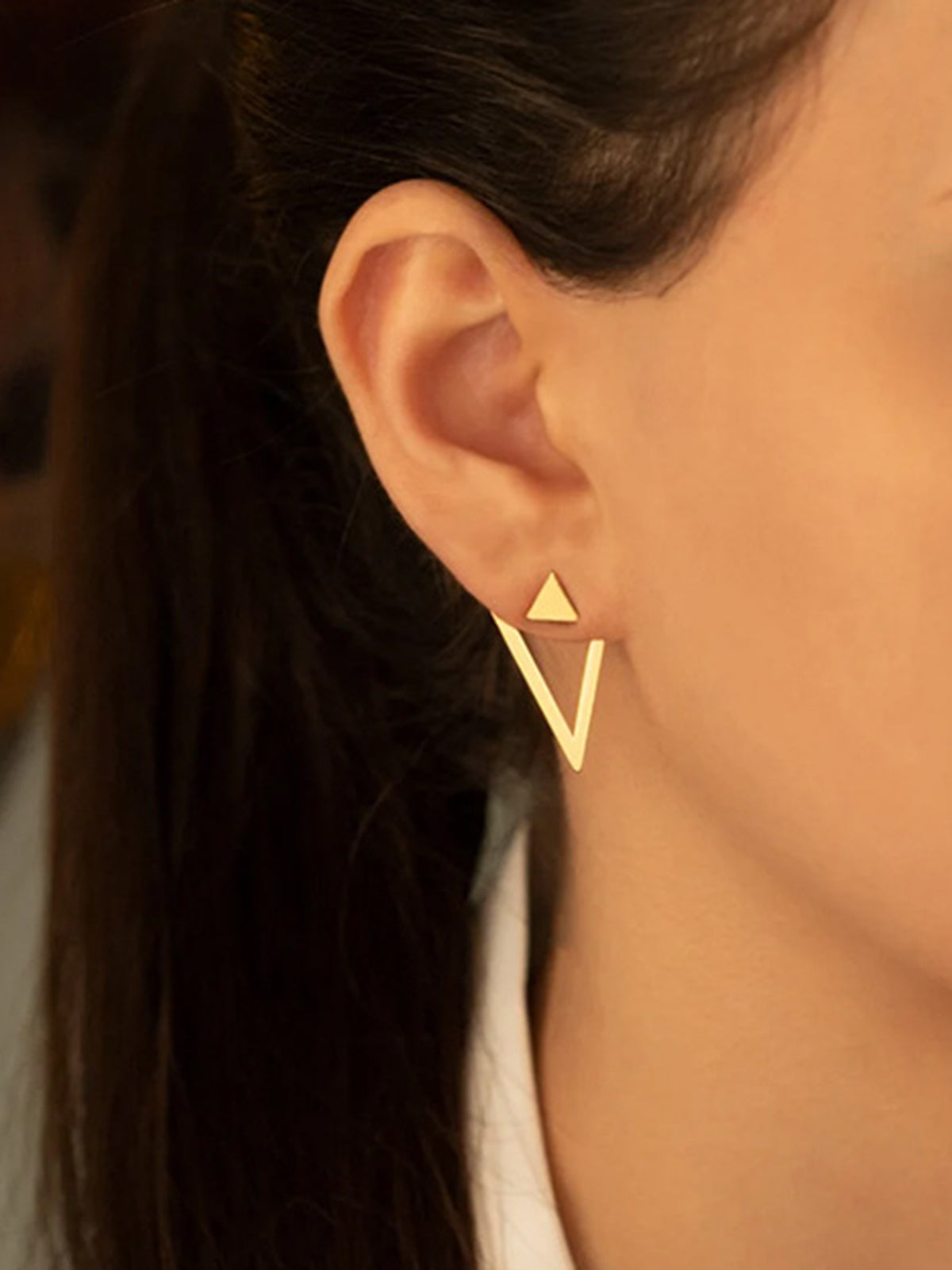 Removable Triangle Earrings
