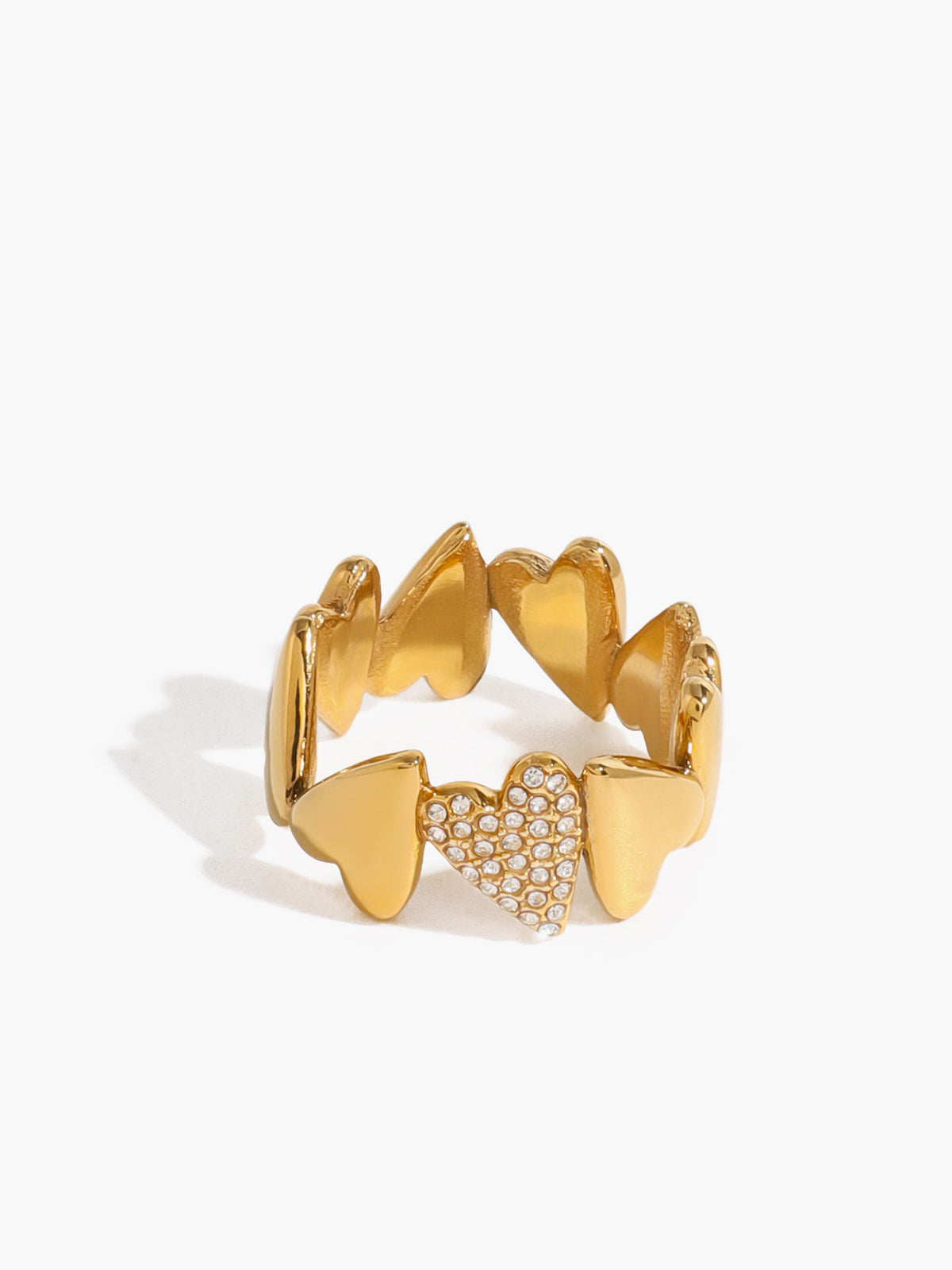 Elegant Romantic Heart Ring