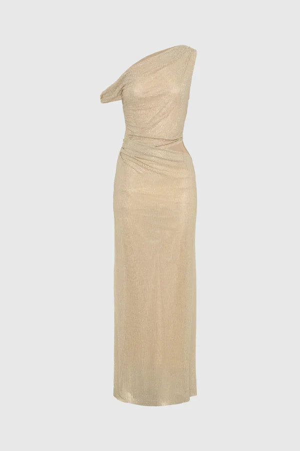 Naomi Sparkle Satin Dress