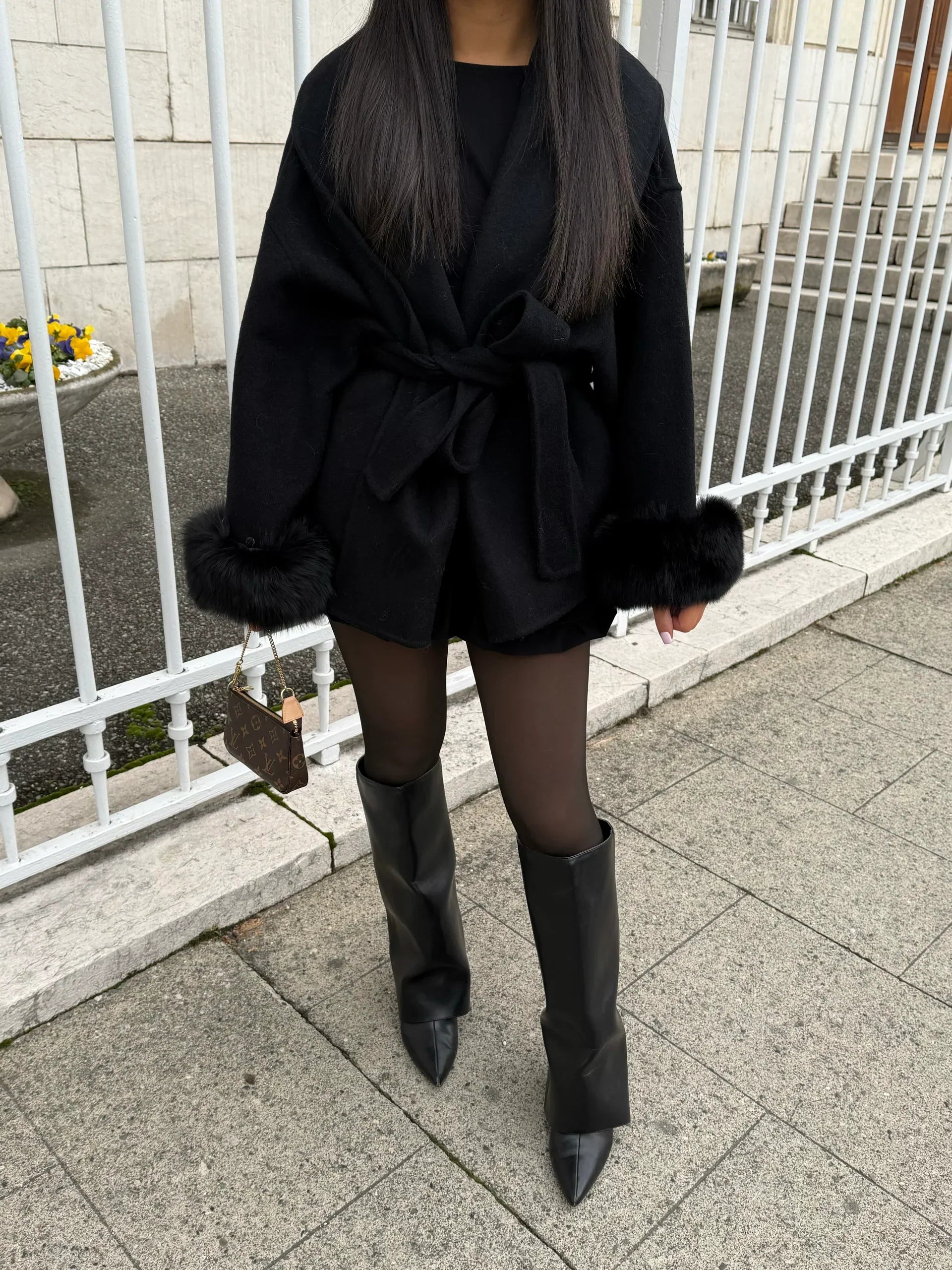 The Amara wool coat