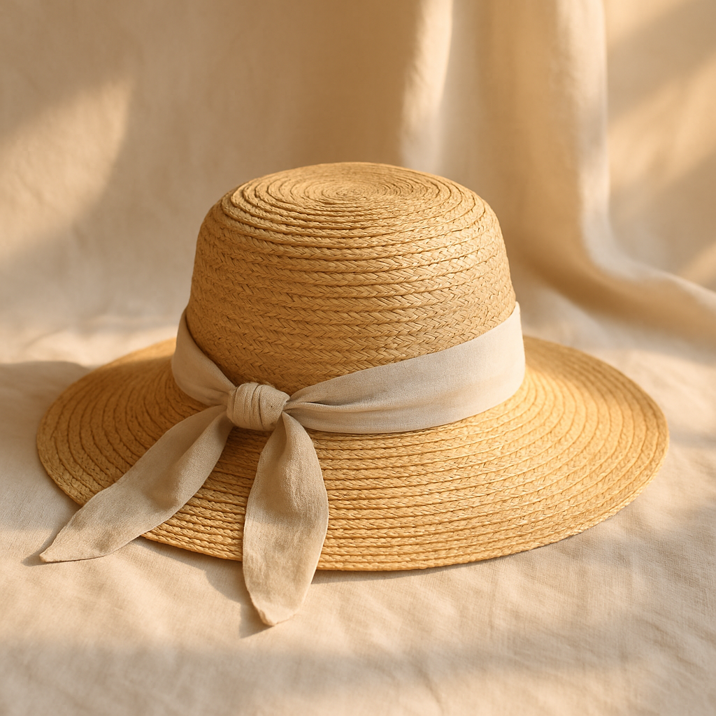 Elegant Summer Hat - Beige