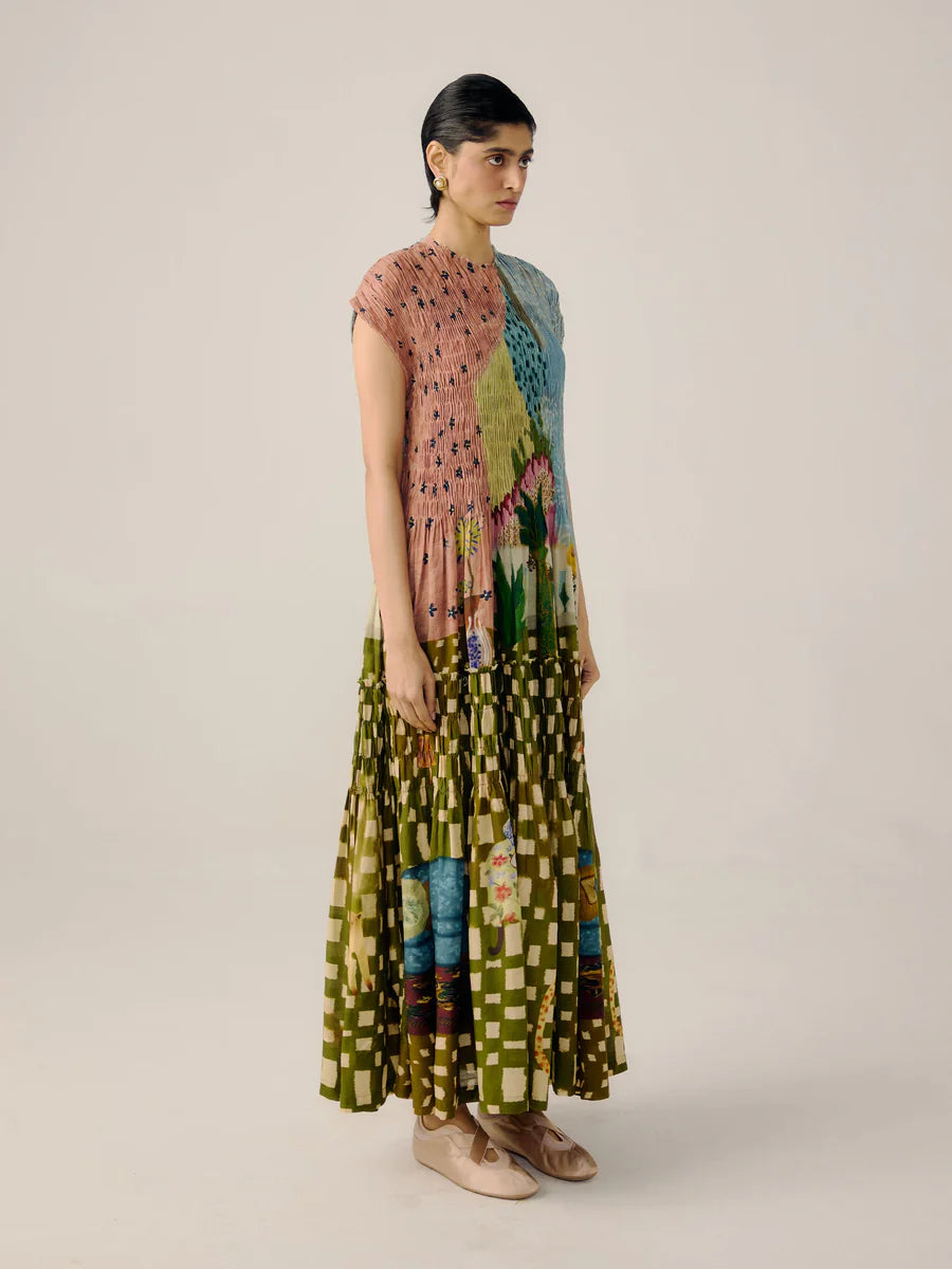 Amira Cotton Flare Dress