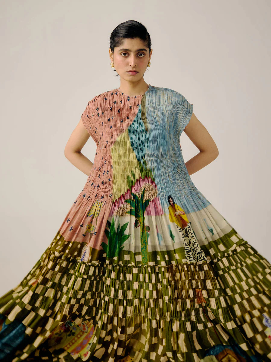 Amira Cotton Flare Dress