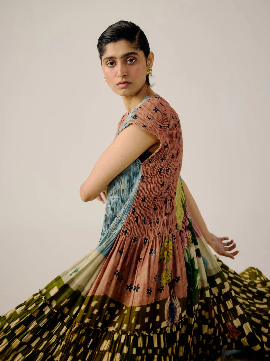 Amira Cotton Flare Dress