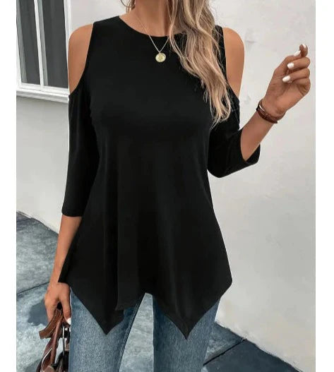 Mara Cold Shoulder Top