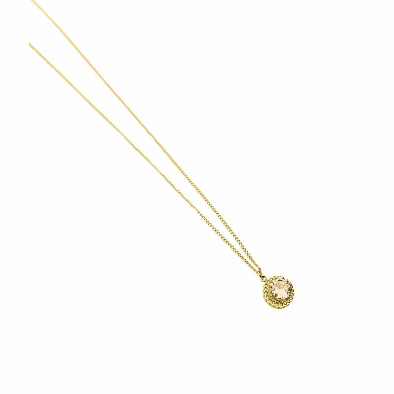 Femke Luxe Zircon Pendant Necklace - Elegant and Eye-catching Accessory