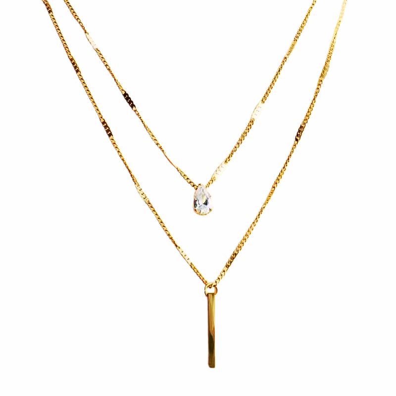 Glowing Gold-Plated Mesh Chain - Perfect Accessory for a Striking Look