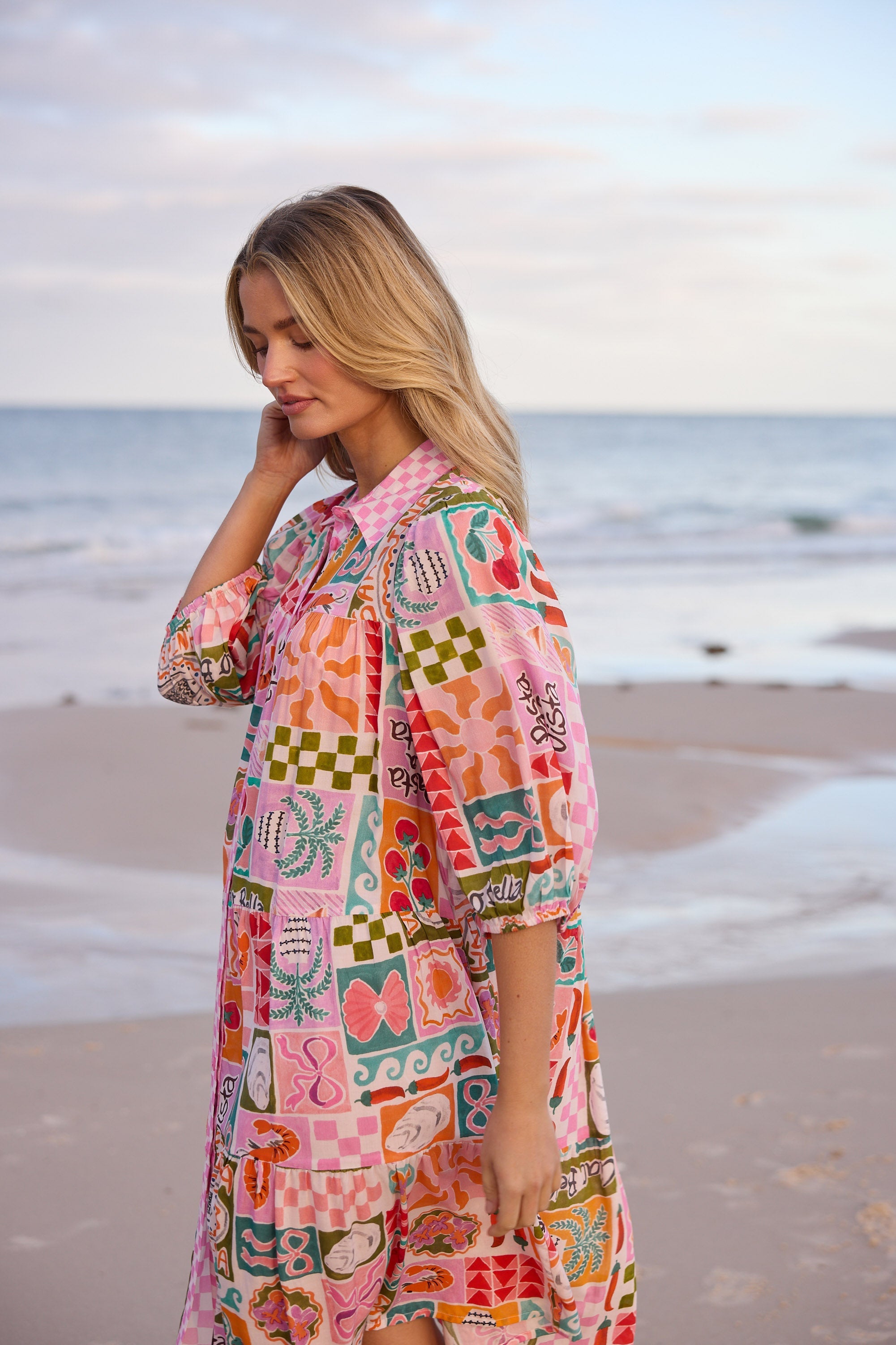 Fiji Dress - Sardinia Summer