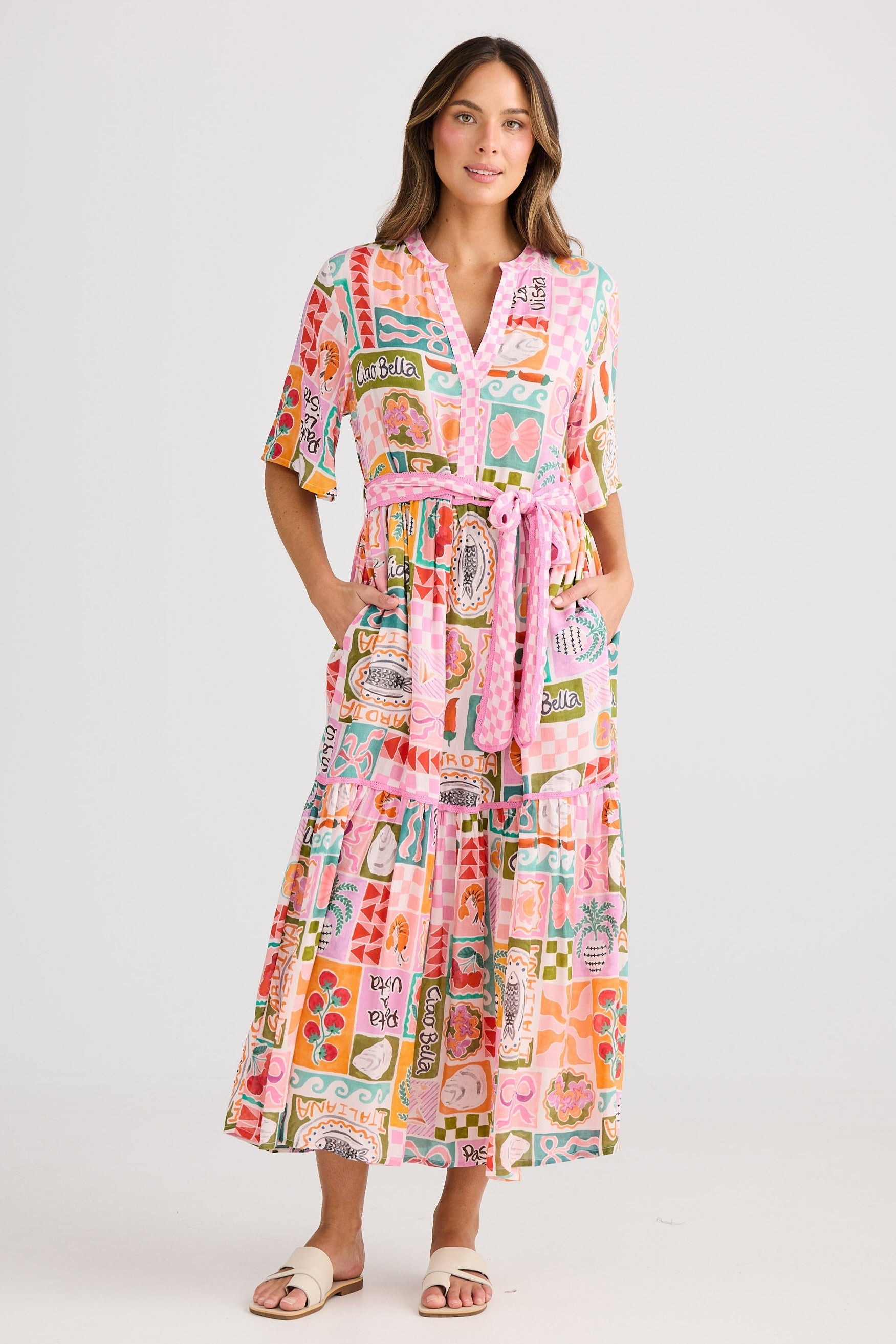 Lynwood Dress - Sardinia Summer