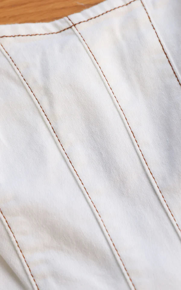 Anouk Pleated Denim