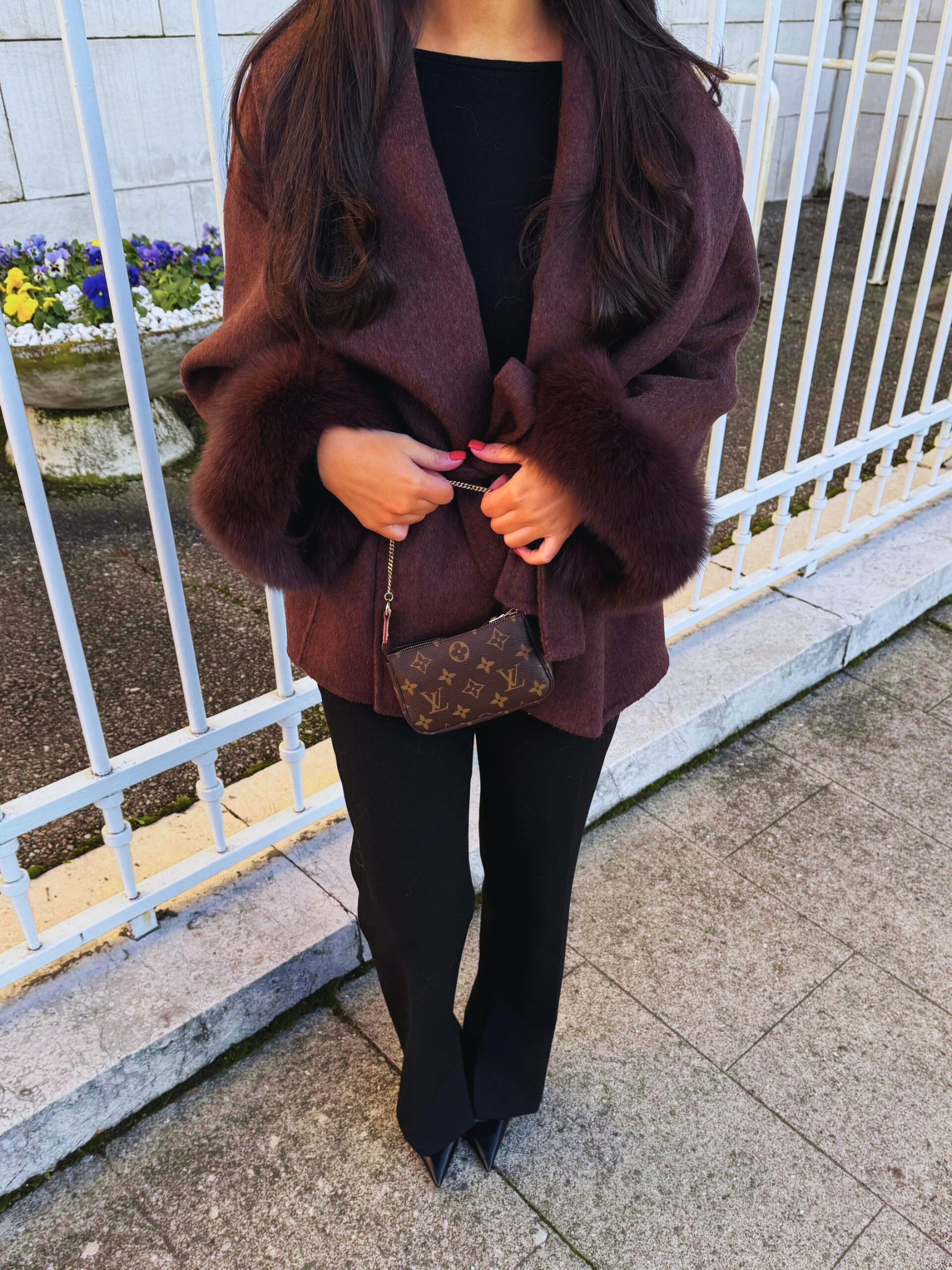 The Amara wool coat