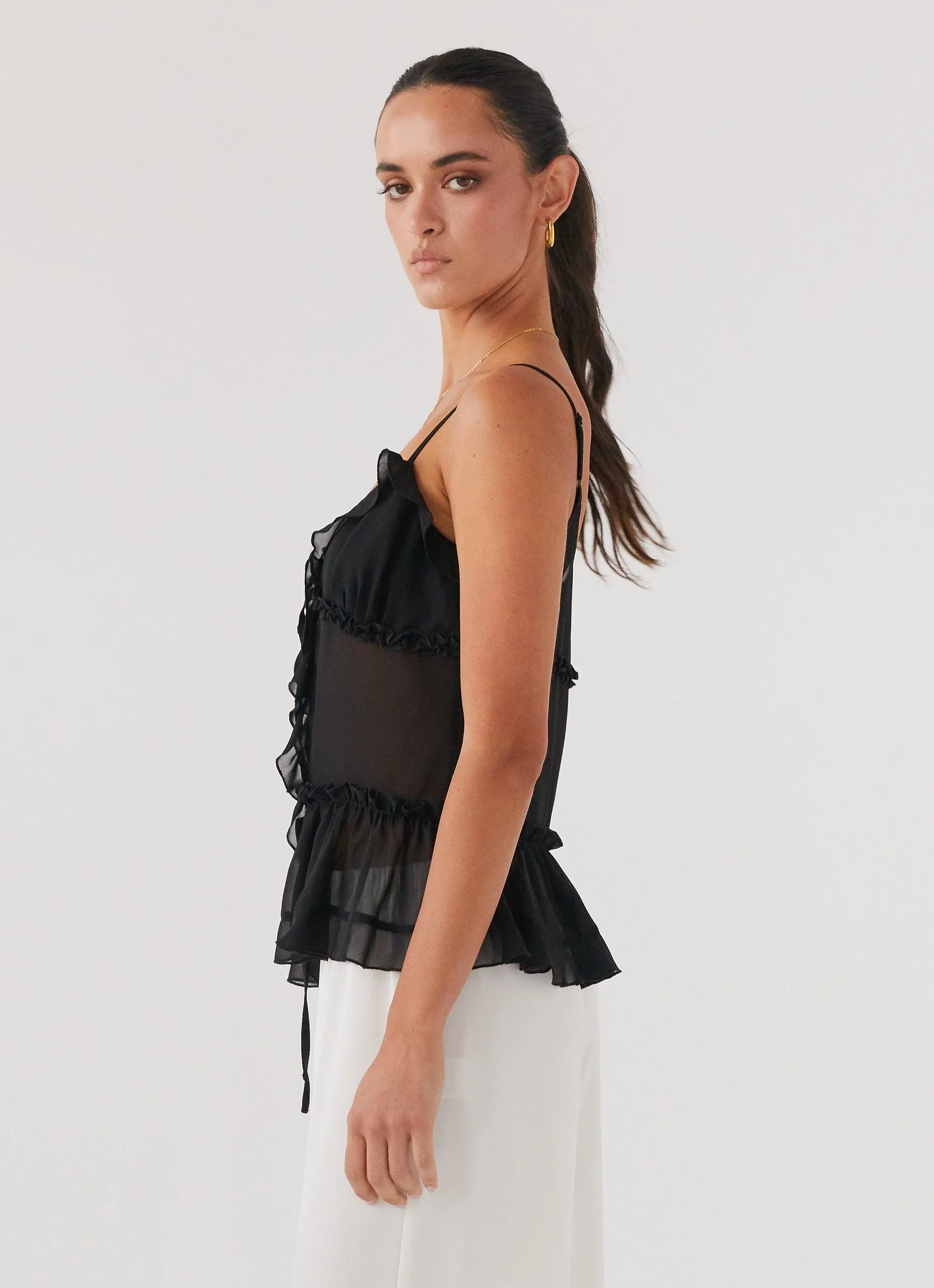 Diana Ruffle Cami Top