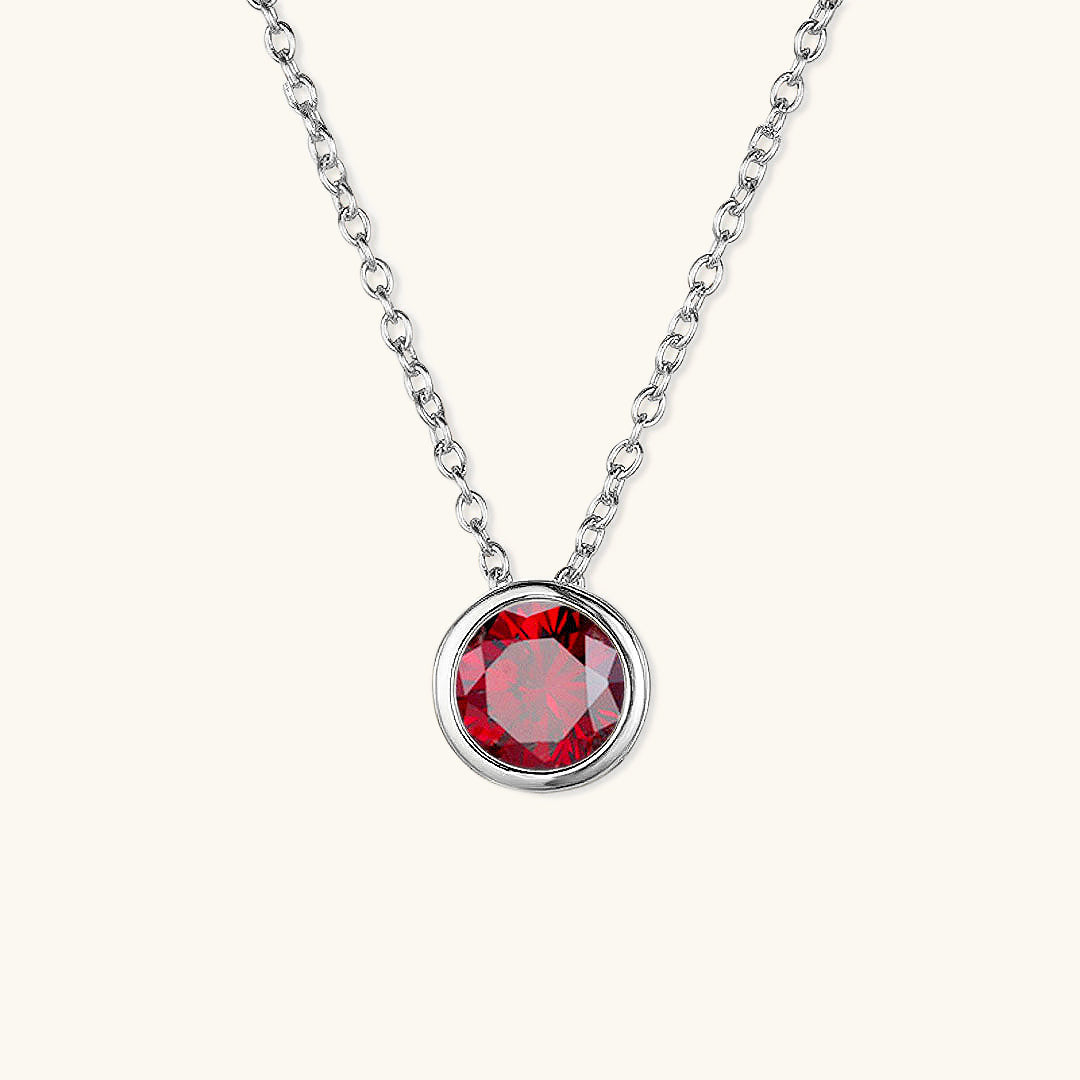 Elegant Birthstone Necklace - Amelia for Personalized Birthday Gifts
