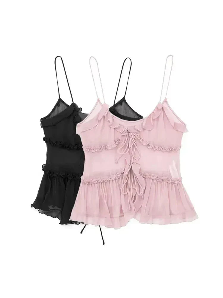 Diana Ruffle Cami Top