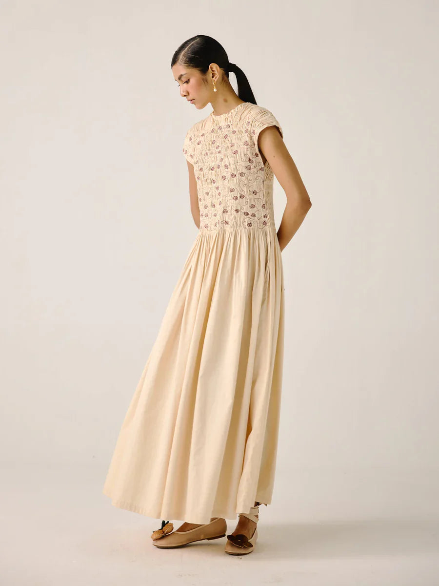Amira Cotton Flare Dress