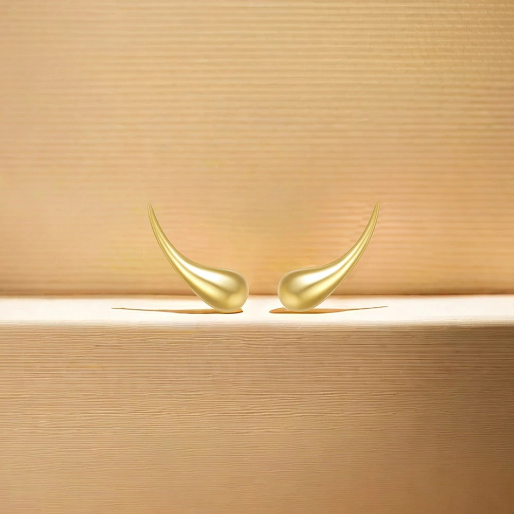 Stylish Shiny Drop Earrings - Celeste for an Elegant Look