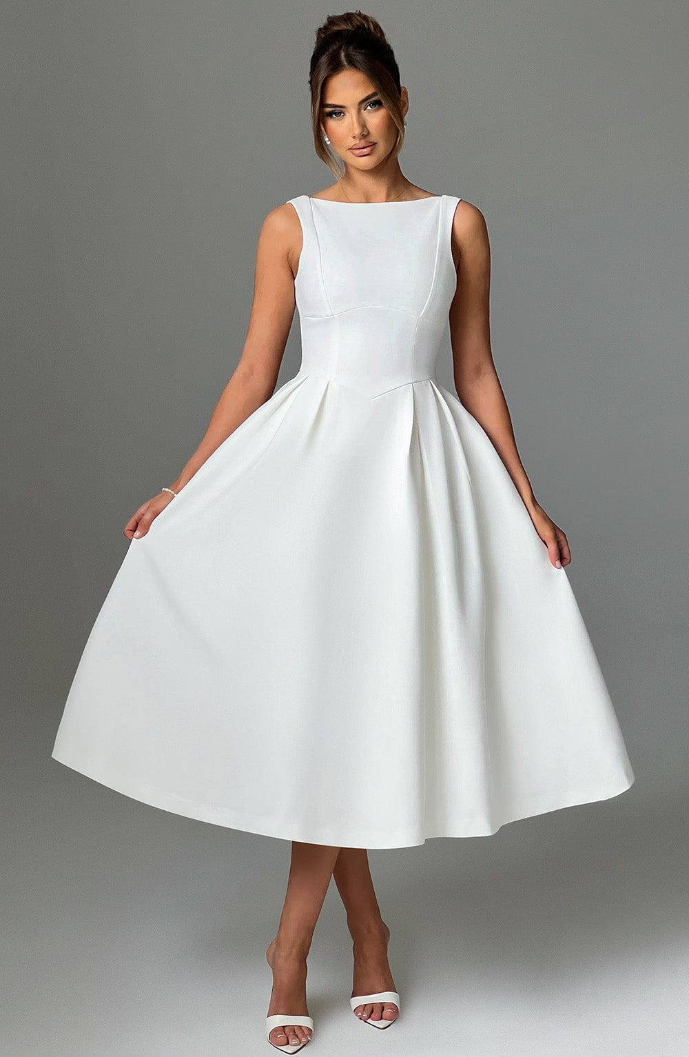 Clarice Bridal Inspired Midi Dress