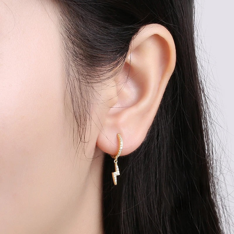 Stylish Lightning Bolt Earring Set for Women - Riri