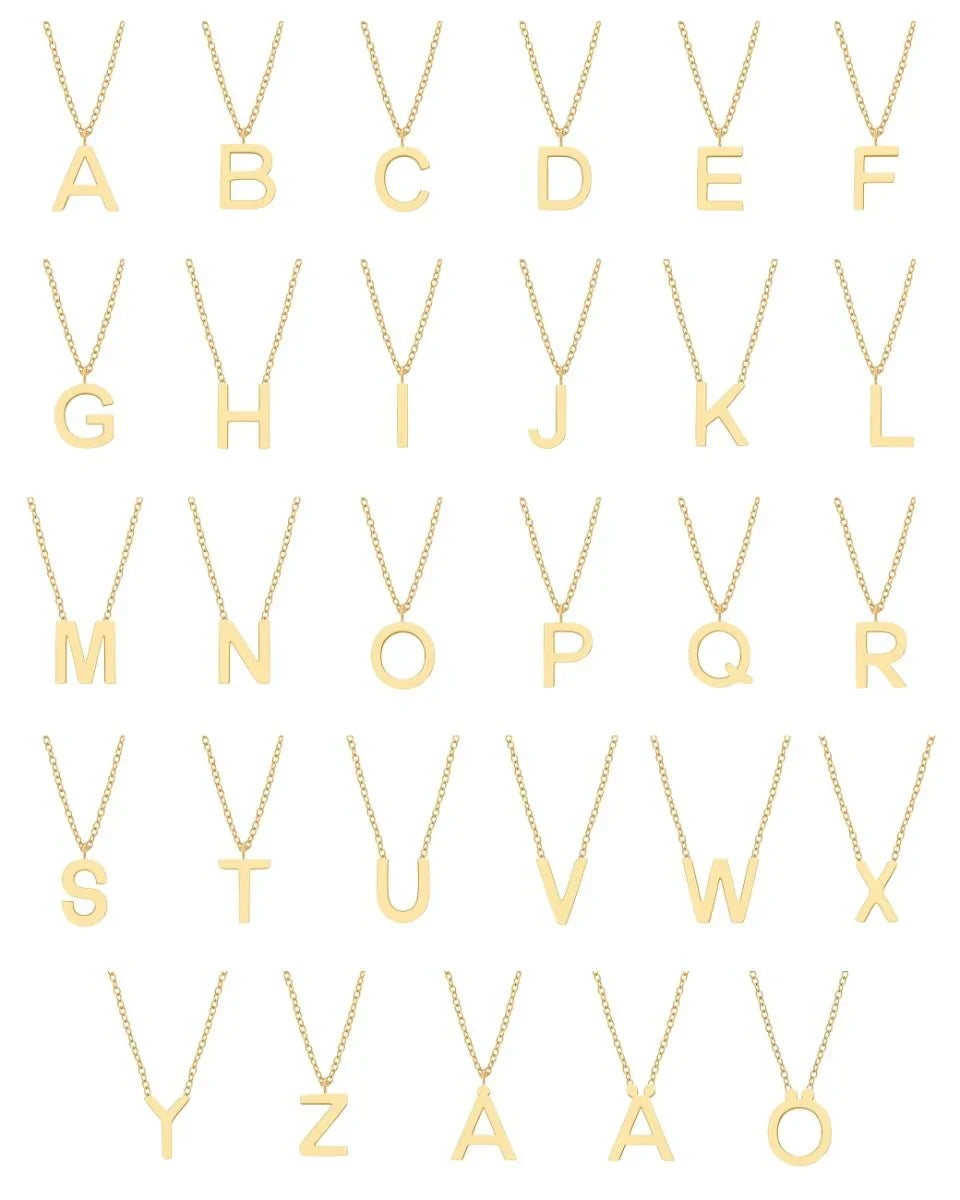 Elegant necklace with personalized letter for a stylish appearance