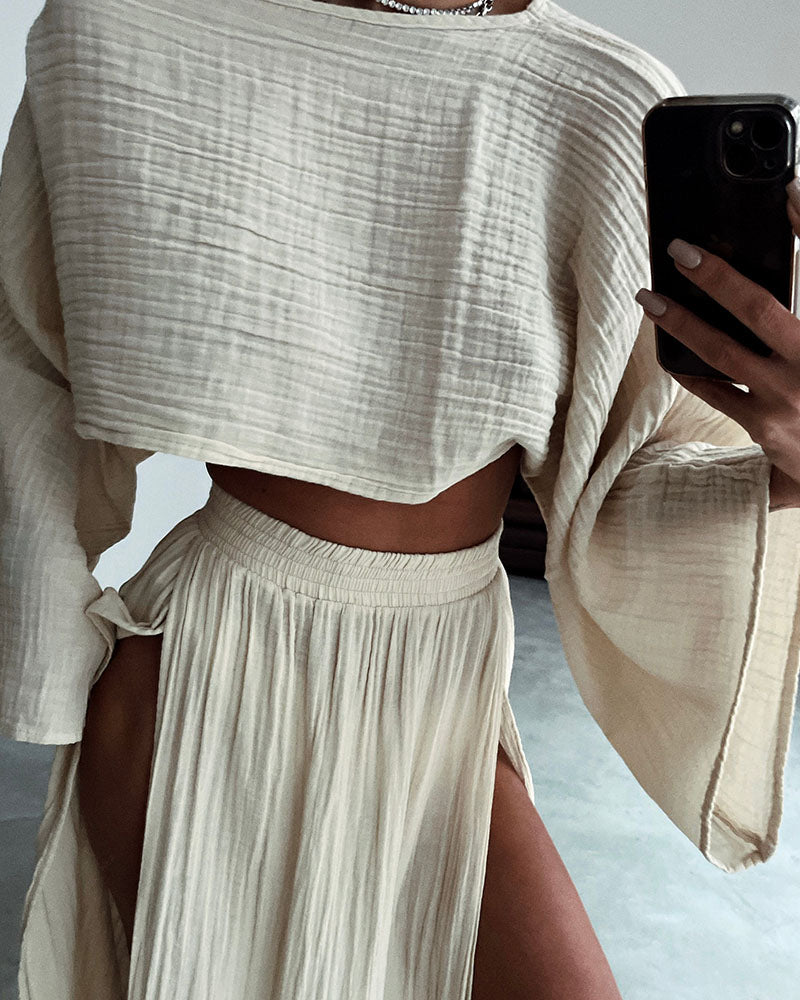 Serena Summer Linen Set