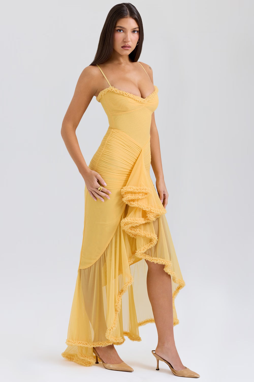 Lisa - Ruffled Maxi Dress
