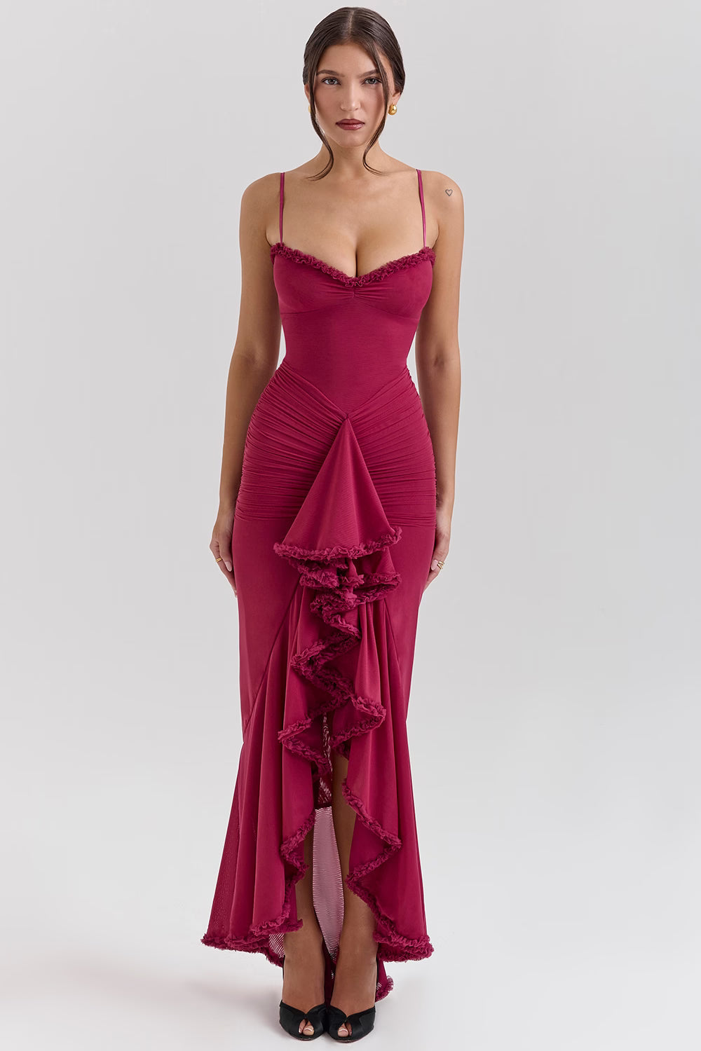 Lisa - Ruffled Maxi Dress