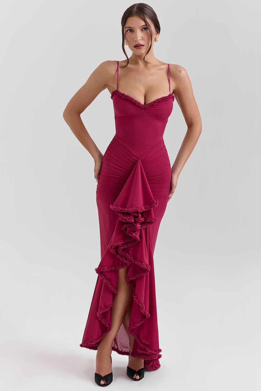 Lisa - Ruffled Maxi Dress