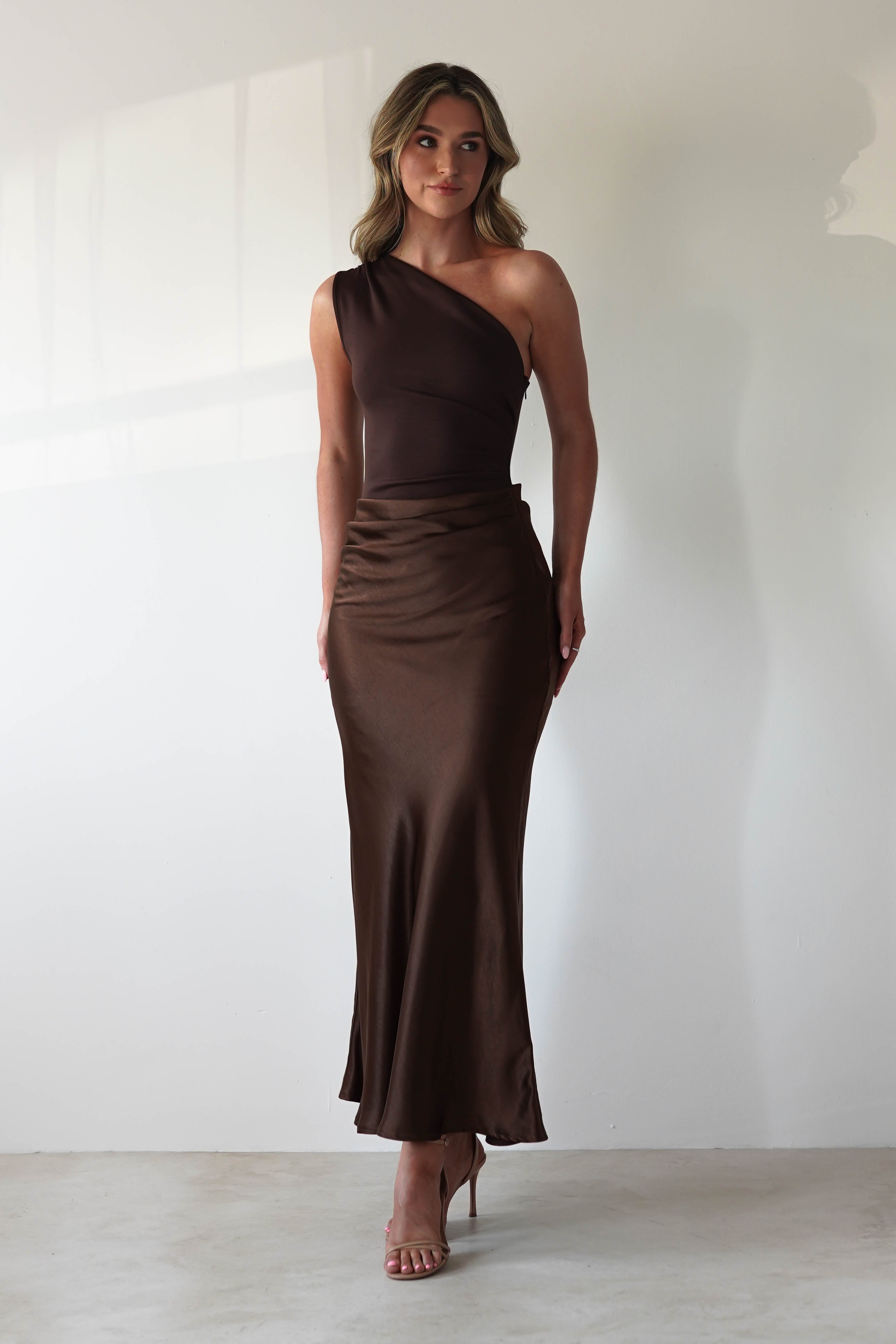Lovi One-Shoulder Maxi Dress