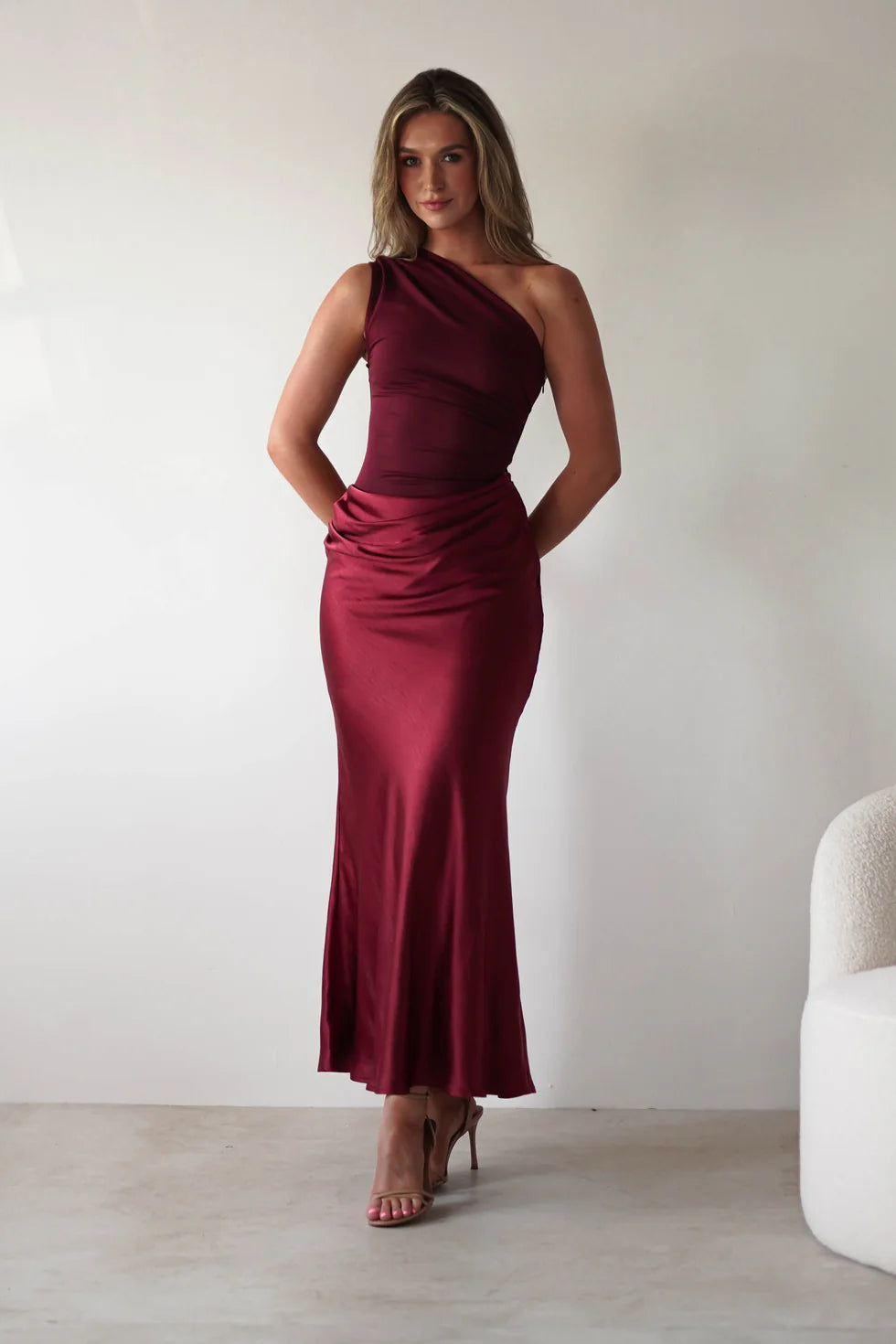 Lovi One-Shoulder Maxi Dress