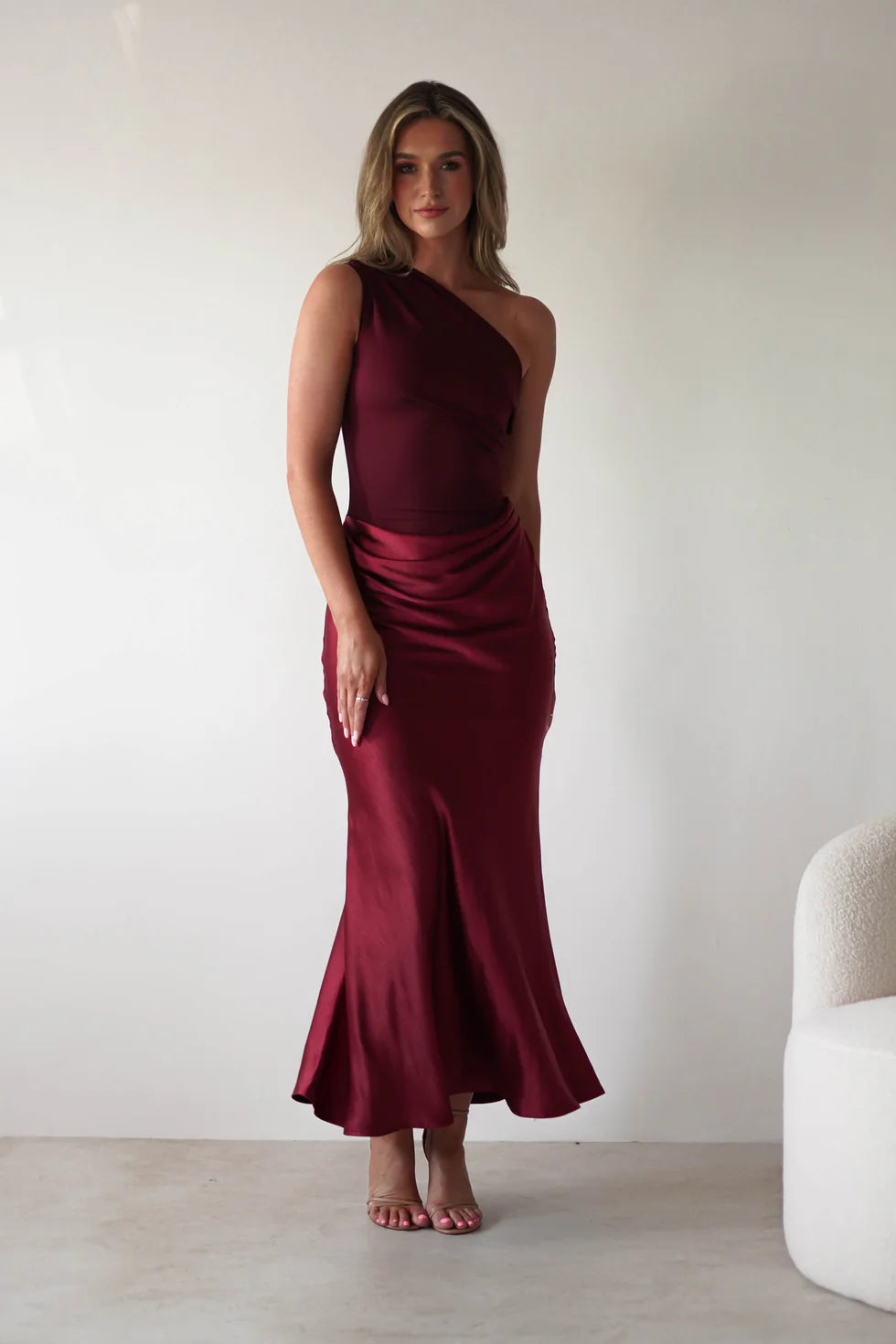 Lovi One-Shoulder Maxi Dress
