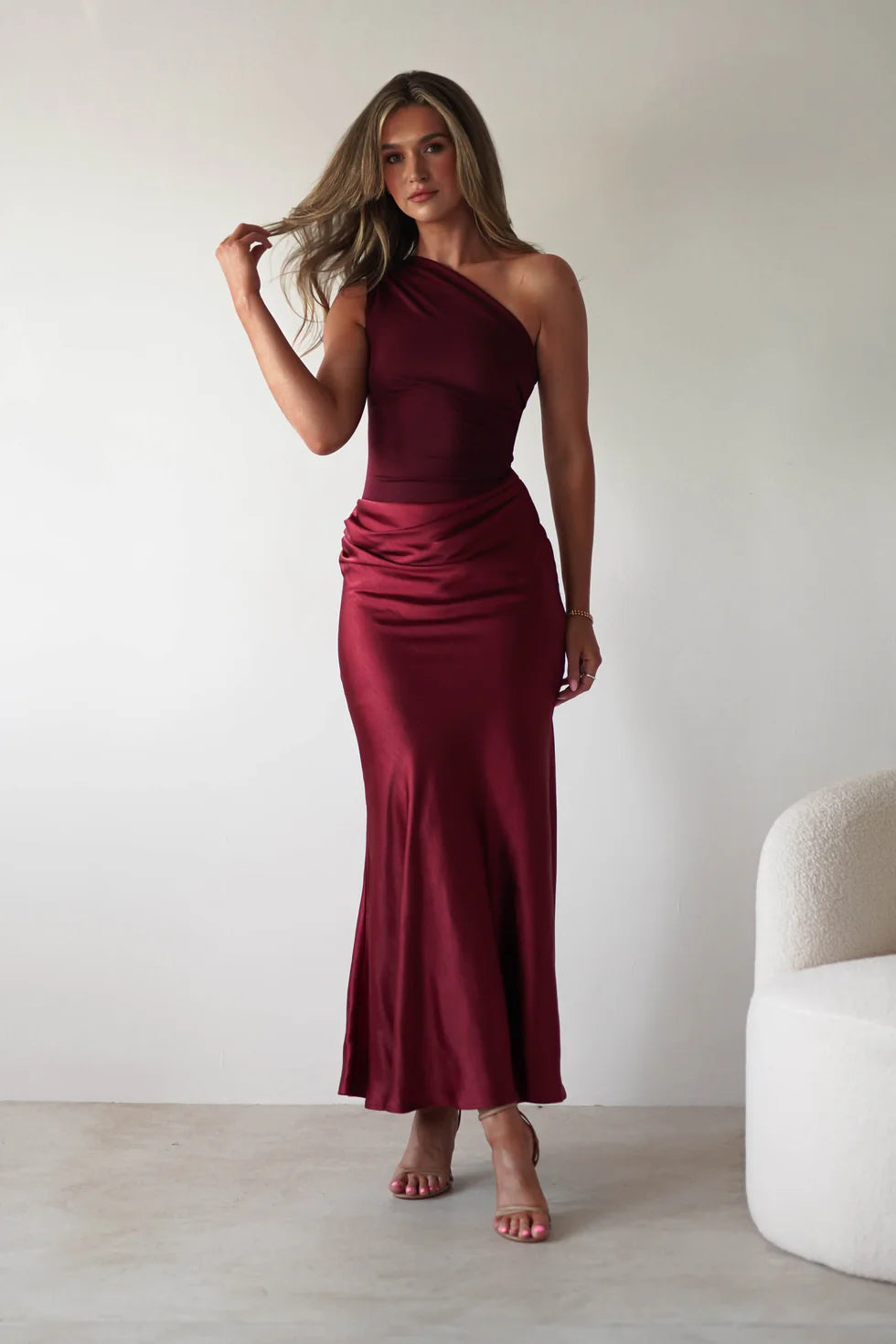 Lovi One-Shoulder Maxi Dress