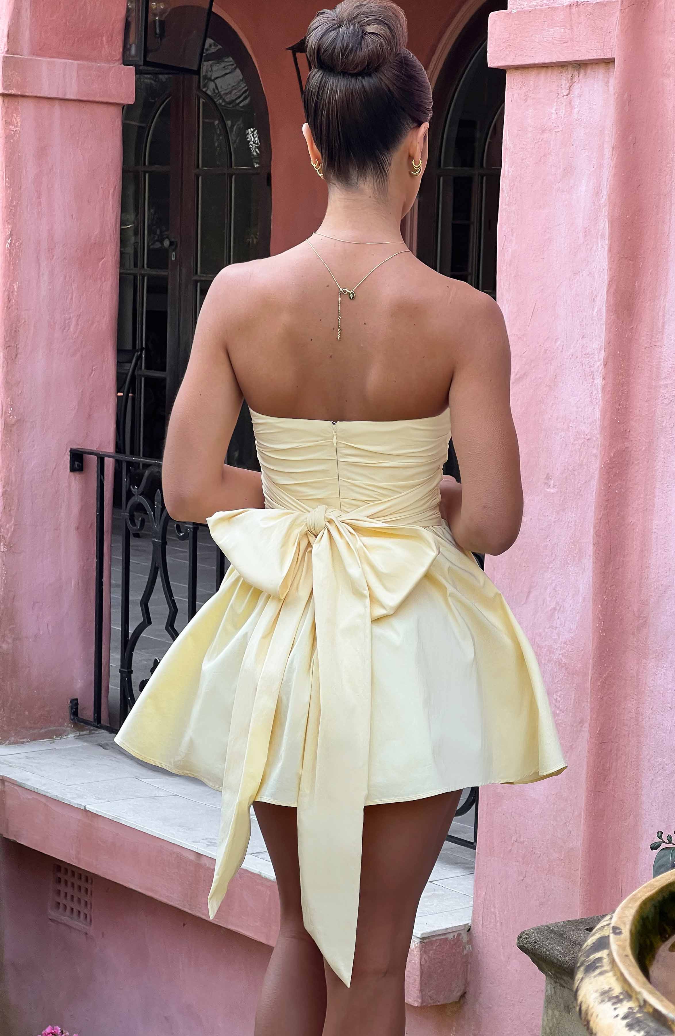 Karen Strapless Mini Dress
