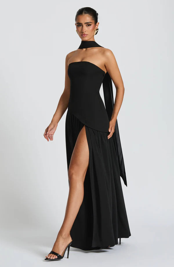 Melanie Strapless Maxi Dress